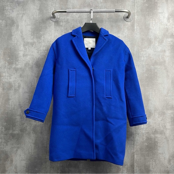 Burberry Other - Authentic Burberry Royal Blue Wool Coat